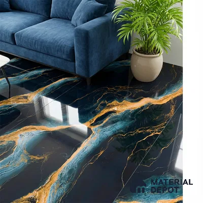 Marble Look TL 08519 Imole Grace 4 ft x 2 ft Vitrified High Gloss Finish - 8 mm | Random 5
