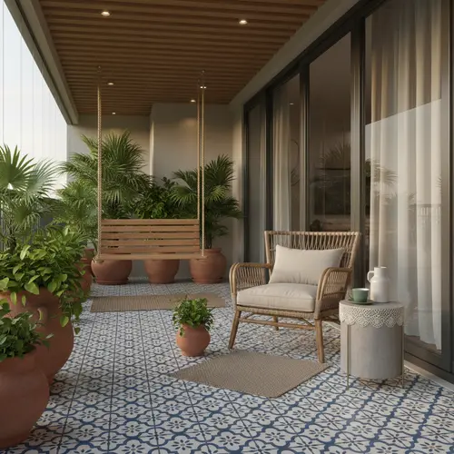 Moroccan Look TL 08527 9085 2 ft x 2 ft Porcelain Matte Finish - 8 mm | Please Expect a Slight Variation of Pattern