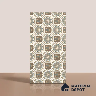 Highlighter Wall Tile TL 08543 D | 4 ft x 2 ft Full Body Dry Granula Plus Matte Finish Vitrified Tile - 10 mm | 4 Random Design | Suitable For Bathroom, Accent/Feature Wall, Dining Area