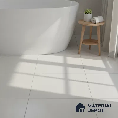 Stone Look Tile TL 08594 Diamond Ivory 1 ft x 1 ft Ceramic Matte Finish - 8 mm