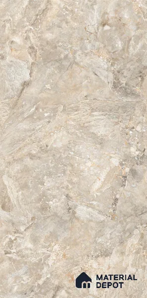 TL 08628 Brown 5.25 ft x 2.62 ft Glossy Finish Vitrified Floor & Wall Tile - 9 mm