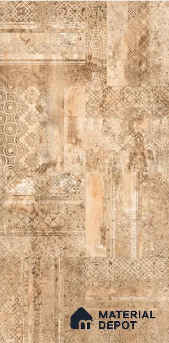 TL 08660 B Brown Highlighter 4 ft x 2 ft Matte Finish Vitrified Floor & Wall Tile - 9 mm