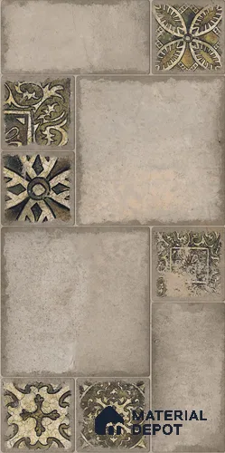 Rustic Patterned Wall & Floor Tile TL 08662 B Grey 4 ft x 2 ft Matte Finish Vitrified Tile - 9 mm