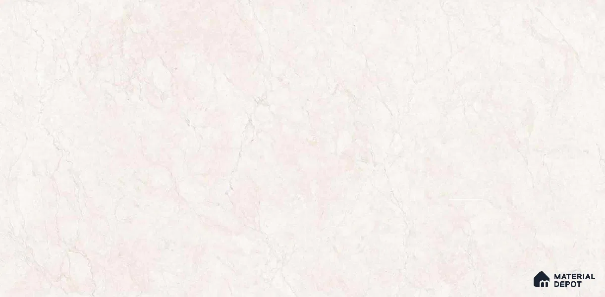 TL 08673 White 4 ft x 2 ft Matte Finish Vitrified Floor & Wall Tile - 9 mm