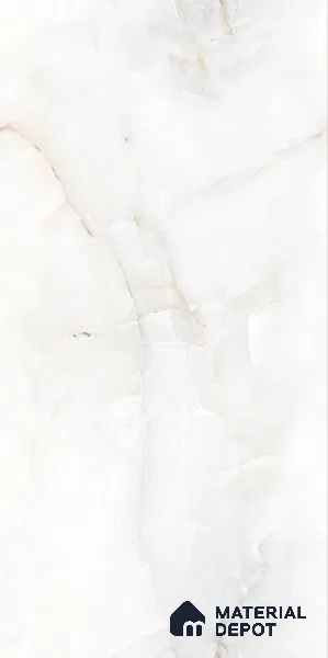 Marble Wall & Floor Tile TL 08699 Ivory 4 ft x 2 ft Glossy Finish Vitrified Tile - 8.5 mm | Suitable For Living Room, Bedroom, Dining
