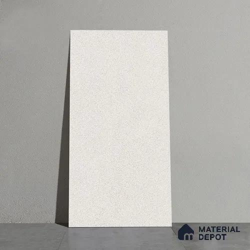 Silver Cement Tile TL 08773 Royal Finestone Bianco 4 ft x 2 ft Full Body Vitrified Carving Matte Finish - 9 mm | Suitable for Living Room, Bedroom, Bathroom