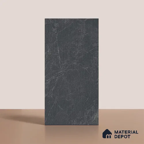 Highlighter Wall Tile TL 08790 Moon Stone Nero Decor 4 ft x 2 ft Vitrified Matte Finish - 9 mm