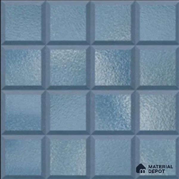 Faux Subway Look Matte Finish Blue Ceramic Wall Tile | TL 08807 | 1 ft x 1 ft - 8 mm | Suitable For Kitchen, Bathroom & Living Room