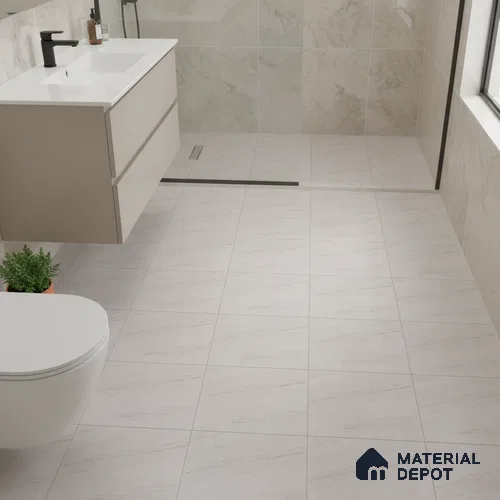 Stone Look Floor Tile TL 08845 D | Matte Finish 12 x 12 inch Ceramic Tile - 7 mm | Suitable For Kitchen, Bathroom, Bedroom & Office