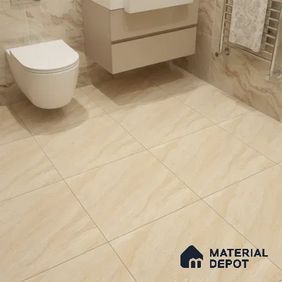 Stone Look Floor Tile TL 08854 D | Matte Finish 12 x 12 inch Ceramic Tile - 7 mm | Suitable For Kitchen, Bathroom, Bedroom & Office