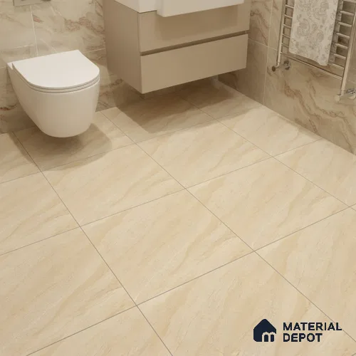 Stone Look Floor Tile TL 08854 D | Matte Finish 12 x 12 inch Ceramic Tile - 7 mm | Suitable For Kitchen, Bathroom, Bedroom & Office