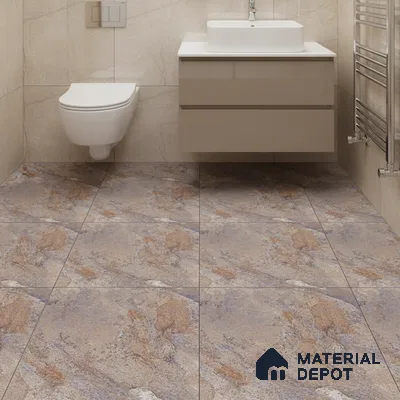Stone Look Floor Tile TL 08859 E | Matte Finish 12 x 12 inch Ceramic Tile - 7 mm | Suitable For Kitchen, Bathroom, Bedroom & Office