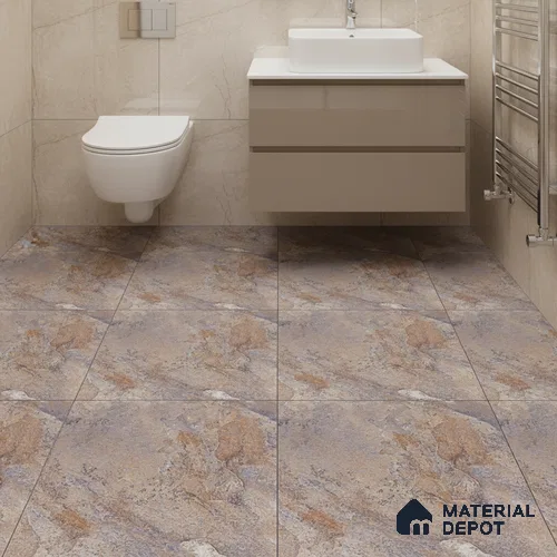 Stone Look Floor Tile TL 08859 E | Matte Finish 12 x 12 inch Ceramic Tile - 7 mm | Suitable For Kitchen, Bathroom, Bedroom & Office