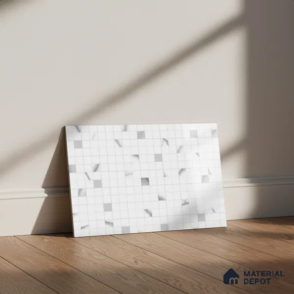 Mosaic Look Wall Tile TL 08862 C | Glossy Finish 18 x 12 inch Ceramic Tile - 7 mm | Suitable For Kitchen & Bathroom