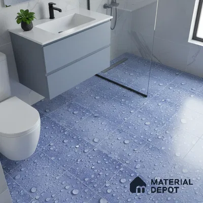 Patterned Look Floor Tile TL 08869 B | Matte Finish 12 x 12 inch Ceramic Tile - 7 mm | Suitable For Kitchen, Bathroom, Bedroom & Office | Please Expect a Slight Variation of Pattern