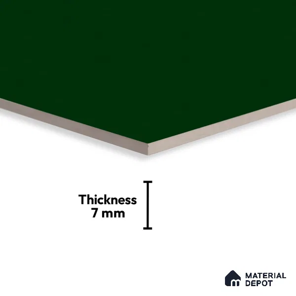 Plain Wall Tile TL 08880 B 18 inch x 12 inch Glossy Finish Ceramic Tile - 7 mm | Suitable For Kitchen, Bathroom