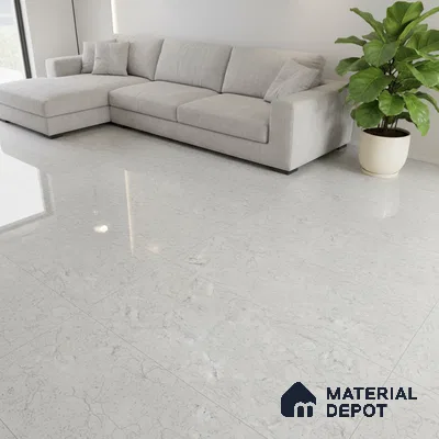 Stone Look Wall & Floor Tile TL 08882 | Glossy Finish 4 ft x 2 ft Vitrified Tile - 9 mm | Suitable For Kitchen, Bathroom, Bedroom & Office