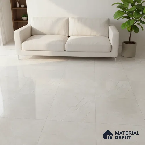 Stone Look Wall & Floor Tile TL 08886 | Glossy Finish 4 ft x 2 ft Vitrified Tile - 9 mm | Suitable For Kitchen, Bathroom, Bedroom & Office