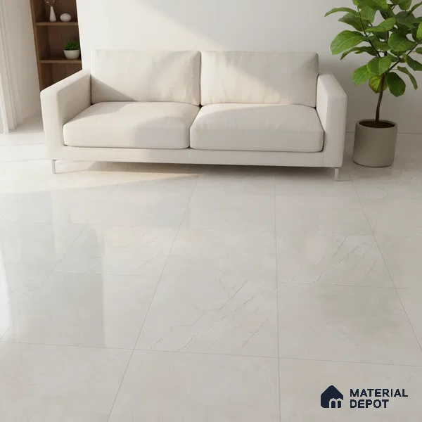 Stone Look Wall & Floor Tile TL 08886 | Glossy Finish 4 ft x 2 ft Vitrified Tile - 9 mm | Suitable For Kitchen, Bathroom, Bedroom & Office