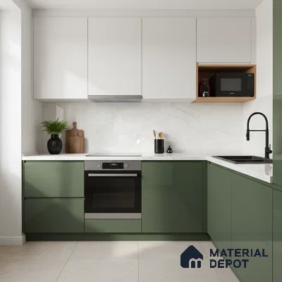 Stone Look Wall & Floor Tile TL 08886 | Glossy Finish 4 ft x 2 ft Vitrified Tile - 9 mm | Suitable For Kitchen, Bathroom, Bedroom & Office