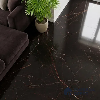 Marble Look Wall & Floor Tile TL 08908 | High Gloss Finish 4 ft x 2 ft Vitrified Tile - 9 mm | Suitable For Kitchen, Bathroom, Bedroom & Office