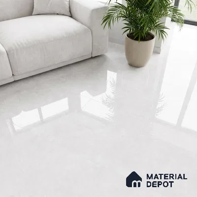 Stone Look Wall & Floor Tile TL 08966 | Glossy Finish 4 ft x 2 ft Vitrified Tile - 9 mm | Suitable For Kitchen, Bathroom, Bedroom & Office
