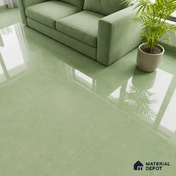 Stone Look Wall & Floor Tile TL 08967 | Glossy Finish 4 ft x 2 ft Vitrified Tile - 9 mm | Suitable For Kitchen, Bathroom, Bedroom & Office