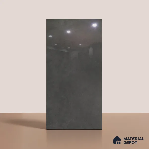 Stone Look Wall & Floor Tile TL 08969 | Glossy Finish 4 ft x 2 ft Vitrified Tile - 9 mm | Suitable For Kitchen, Bathroom, Bedroom & Office