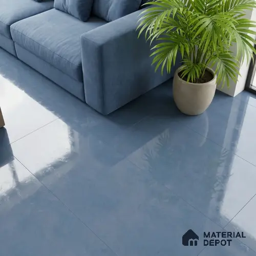 Stone Look Wall & Floor Tile TL 08970 | Glossy Finish 4 ft x 2 ft Vitrified Tile - 9 mm | Suitable For Kitchen, Bathroom, Bedroom & Office