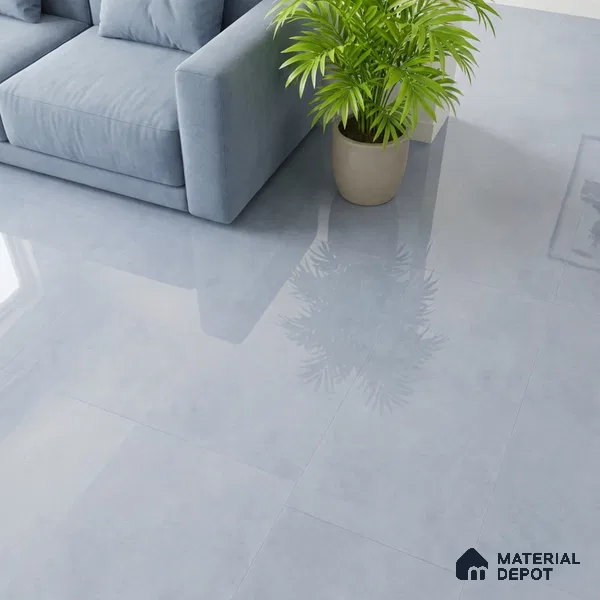 Stone Look Wall & Floor Tile TL 08971 | Glossy Finish 4 ft x 2 ft Vitrified Tile - 9 mm | Suitable For Kitchen, Bathroom, Bedroom & Office