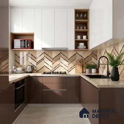 Highlighter Wall Tile TL 08984 | Glossy Finish 4 ft x 2 ft Vitrified Tile - 9 mm | Suitable For Bathroom, Accent/Feature Wall, Foyer