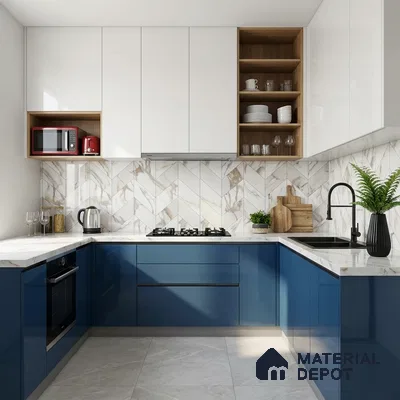 Highlighter Wall Tile TL 08986 | Glossy Finish 4 ft x 2 ft Vitrified Tile - 9 mm | Suitable For Bathroom, Accent/Feature Wall, Foyer
