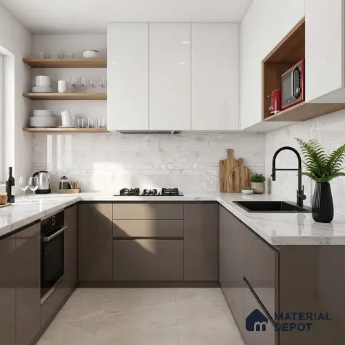 Highlighter Wall Tile TL 08988 | Glossy Finish 4 ft x 2 ft Vitrified Tile - 9 mm | Suitable For Kitchen, Bathroom, Bedroom & Office