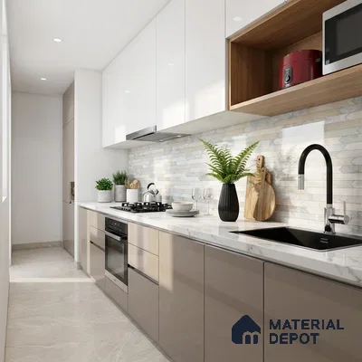 Highlighter Wall Tile TL 08994 | Glossy Finish 4 ft x 2 ft Vitrified Tile - 9 mm | Suitable For Bathroom, Accent/Feature Wall, Dining Area