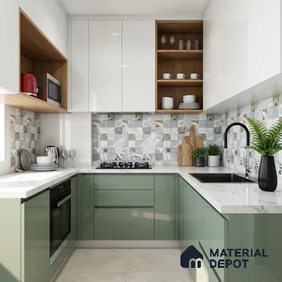Highlighter Wall Tile TL 08996 | Glossy Finish 4 ft x 2 ft Vitrified Tile - 9 mm | Suitable For Bathroom, Accent/Feature Wall, Dining Area