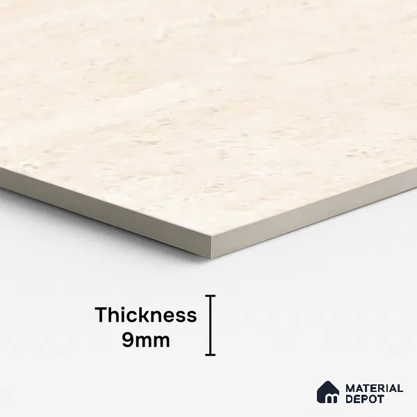 Stone Look Wall & Floor Tile TL 09011 | Matte Finish 4 ft x 2 ft Vitrified Tile - 9 mm | Suitable For Kitchen, Bathroom, Bedroom & Office