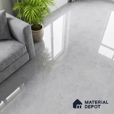 Stone Look Wall & Floor Tile TL 09032 | Glossy Finish 4 ft x 2 ft Vitrified Tile - 9 mm | Suitable For Kitchen, Bathroom, Bedroom & Office