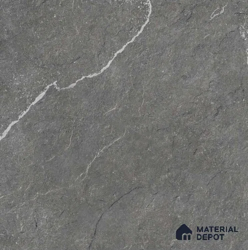 Grey Stone Tile TL 09057 9416 16 inch x 16 inch Vitrified Carving Matte Finish - 12 mm | | Suitable for Parking, Terrace | Pattern Alignment May Vary | 2-3 mm Spacer is Mandatory