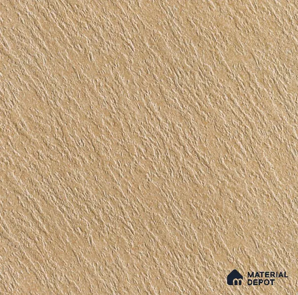 Beige Stone Tile TL 09066 Rock Ivory 16 inch x 16 inch Vitrified Carving Matte Finish - 12 mm | | Suitable for Parking, Terrace | Pattern Alignment May Vary | 2-3 mm Spacer is Mandatory