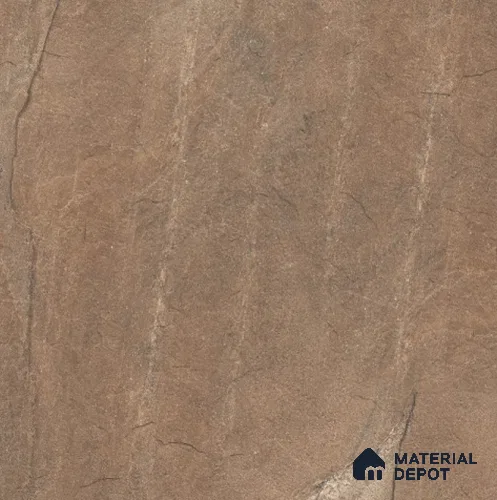 Brown Stone  Tile TL 09077 B  Quartzite Camel 16 inch x 16 inch Vitrified Carving Matte Finish - 12 mm |  | Suitable for Parking, Terrace | Pattern Alignment May Vary | 2-3 mm Spacer is Mandatory