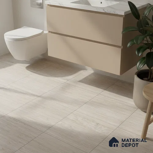 Stone Look Floor Tile TL 09083 | Matte Finish 12 x 12 inch Ceramic Tile - 7 mm | Suitable For Kitchen, Bathroom, Bedroom & Office