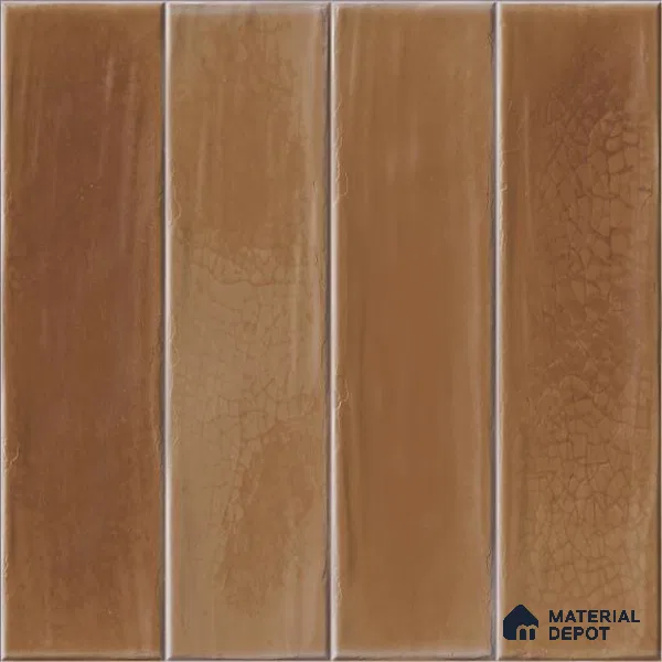 Orange Faux Subway Wall Tile TL 09094 I  Lucido Orange 1 ft x 1 ft Ceramic Glossy Finish - 9 mm | Suitable for Highlighter Wall, Bathroom, Kitchen Wall & Backsplash | Please Expect a Slight Variation of Pattern