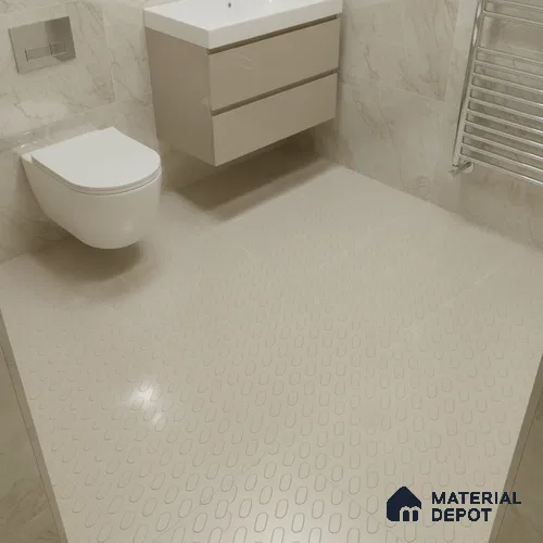Punch Look Floor Tile TL 09113 | Matte Finish 12 x 12 inch Vitrified Tile - 8 mm | Suitable For Kitchen, Bathroom, Bedroom & Office | Please Expect a Slight Variation of Pattern