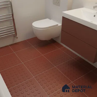 Patterned Look Floor Tile TL 09114 B | Matte Finish 12 x 12 inch Vitrified Tile - 8 mm | Suitable For Kitchen, Bathroom, Bedroom & Office | Please Expect a Slight Variation of Pattern