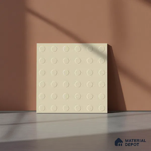 Patterned Look Floor Tile TL 09114 | Matte Finish 12 x 12 inch Ceramic Tile - 8 mm | Suitable For Kitchen, Bathroom, Bedroom & Office | Please Expect a Slight Variation of Pattern