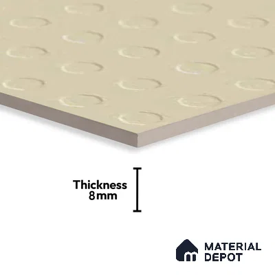 Patterned Look Floor Tile TL 09114 | Matte Finish 12 x 12 inch Ceramic Tile - 8 mm | Suitable For Kitchen, Bathroom, Bedroom & Office | Please Expect a Slight Variation of Pattern