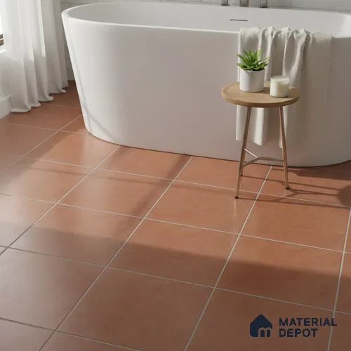 Plain Look Floor Tile TL 09118 B | Matte Finish 12 x 12 inch Vitrified Tile - 8 mm | Suitable For Kitchen, Bathroom, Bedroom & Office | Please Expect a Slight Variation of Pattern