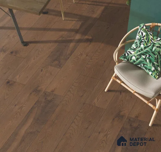 Wenge Wooden Strip Floor & Wall Tile TL 09139 Grainor Wenge Rasperry 4 ft x 8 Inch Vitrified Carving Matte Finish - 9 mm | Suitable for Living Room, Bedroom, Foyer, Dining | 2-3 mm Spacer is Mandatory