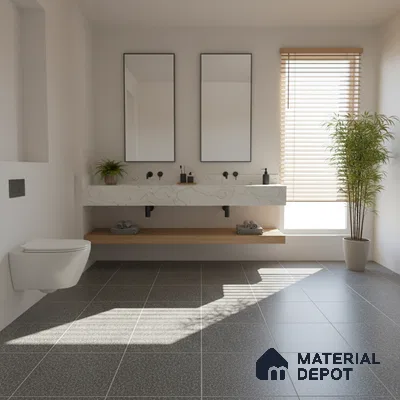 Stone Look Floor Tile TL 09149 G | Matte Finish 12 x 12 inch Vitrified Tile - 8 mm | Suitable For Kitchen, Bathroom, Bedroom & Office