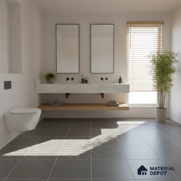Stone Look Floor Tile TL 09149 G | Matte Finish 12 x 12 inch Vitrified Tile - 8 mm | Suitable For Kitchen, Bathroom, Bedroom & Office